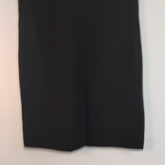 NWT J. Crew Black Zipper Ponte Mini Dress with Gold Zipper Hardware Dress Size 6 - Picture 6 of 10